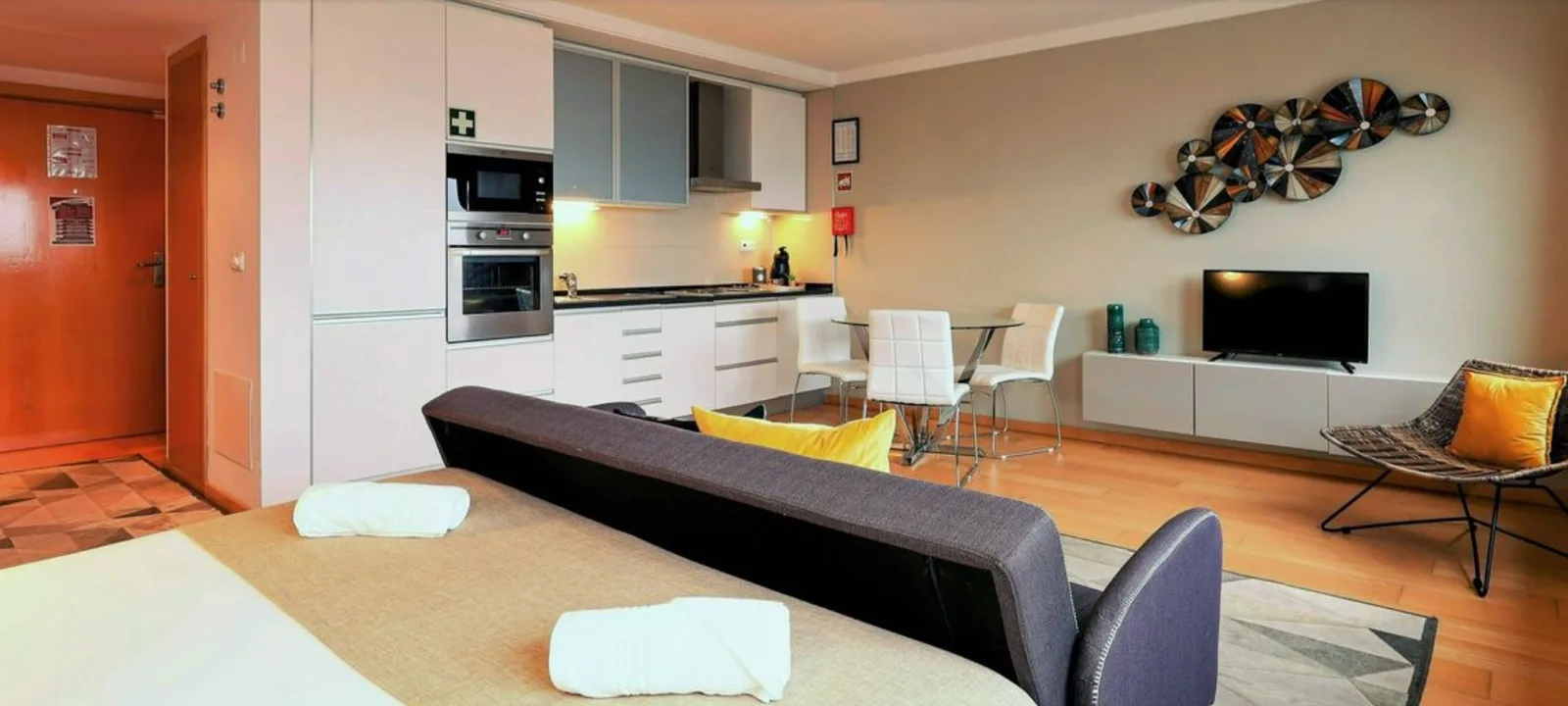 Fully serviced area